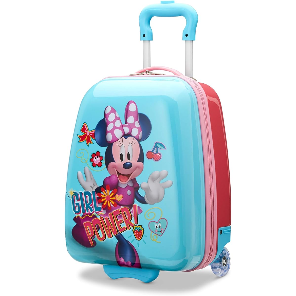 American Tourister Kids' Disney Hardside Vertical Luggage, Minnie Mouse 2, Carry-On 16-Inch