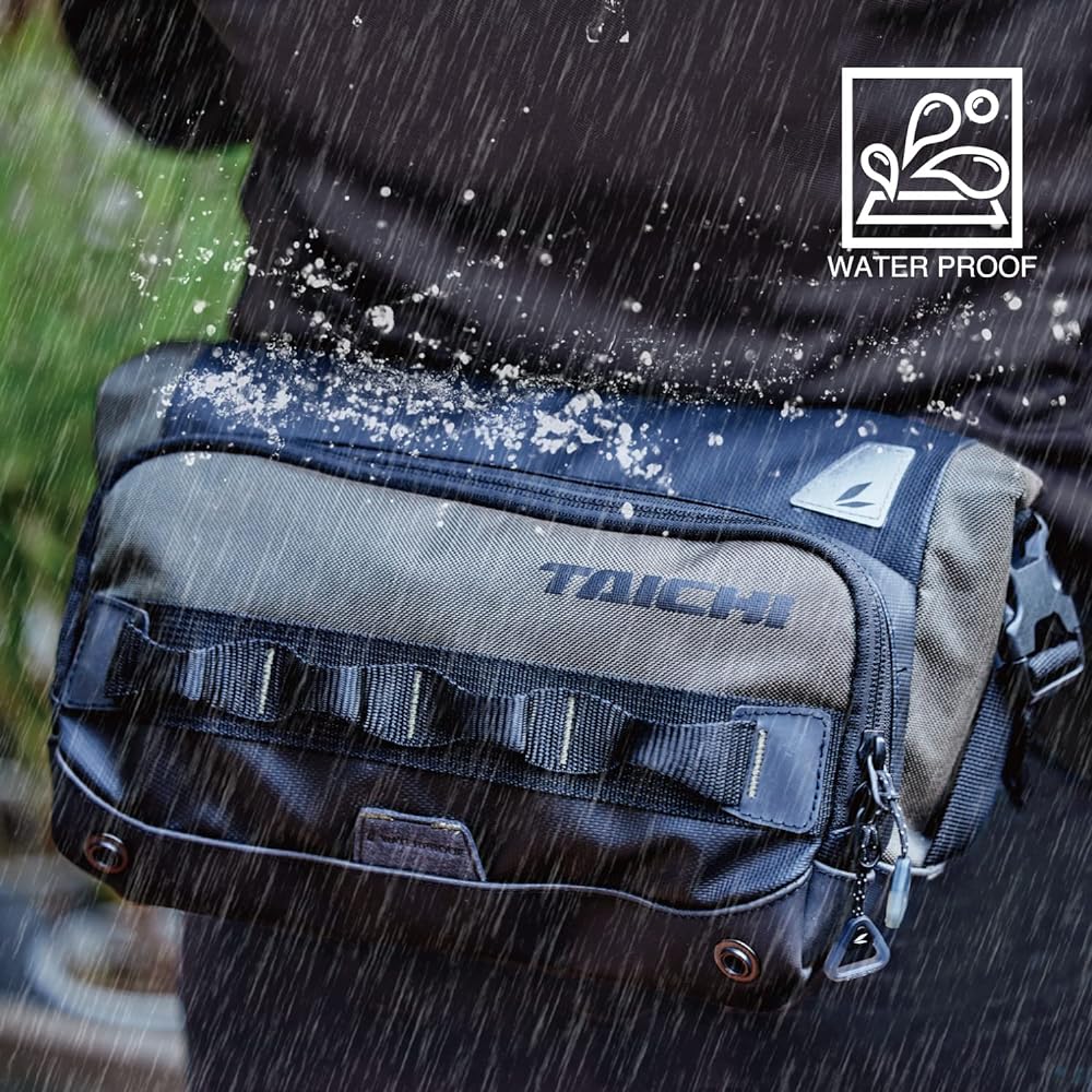 RS Taichi (RS Taichi) WP Hip Bag Waterproof Body Bag Khaki Capacity: 5L [RSB279]