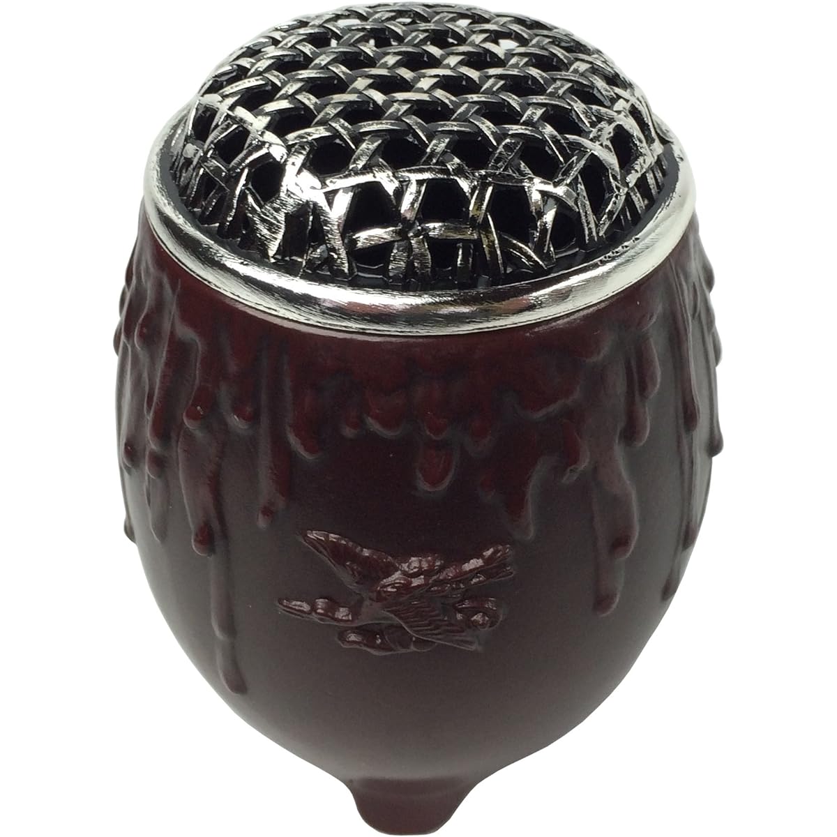 Oda Yuki bronze incense burner Unzuru 74-10