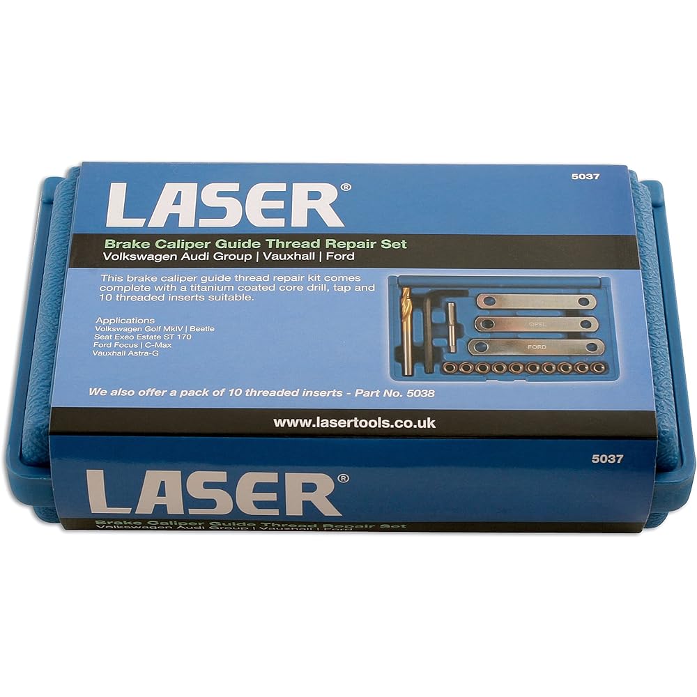 Laser -5037 Brake Caliper Guide Thread Repair Kit