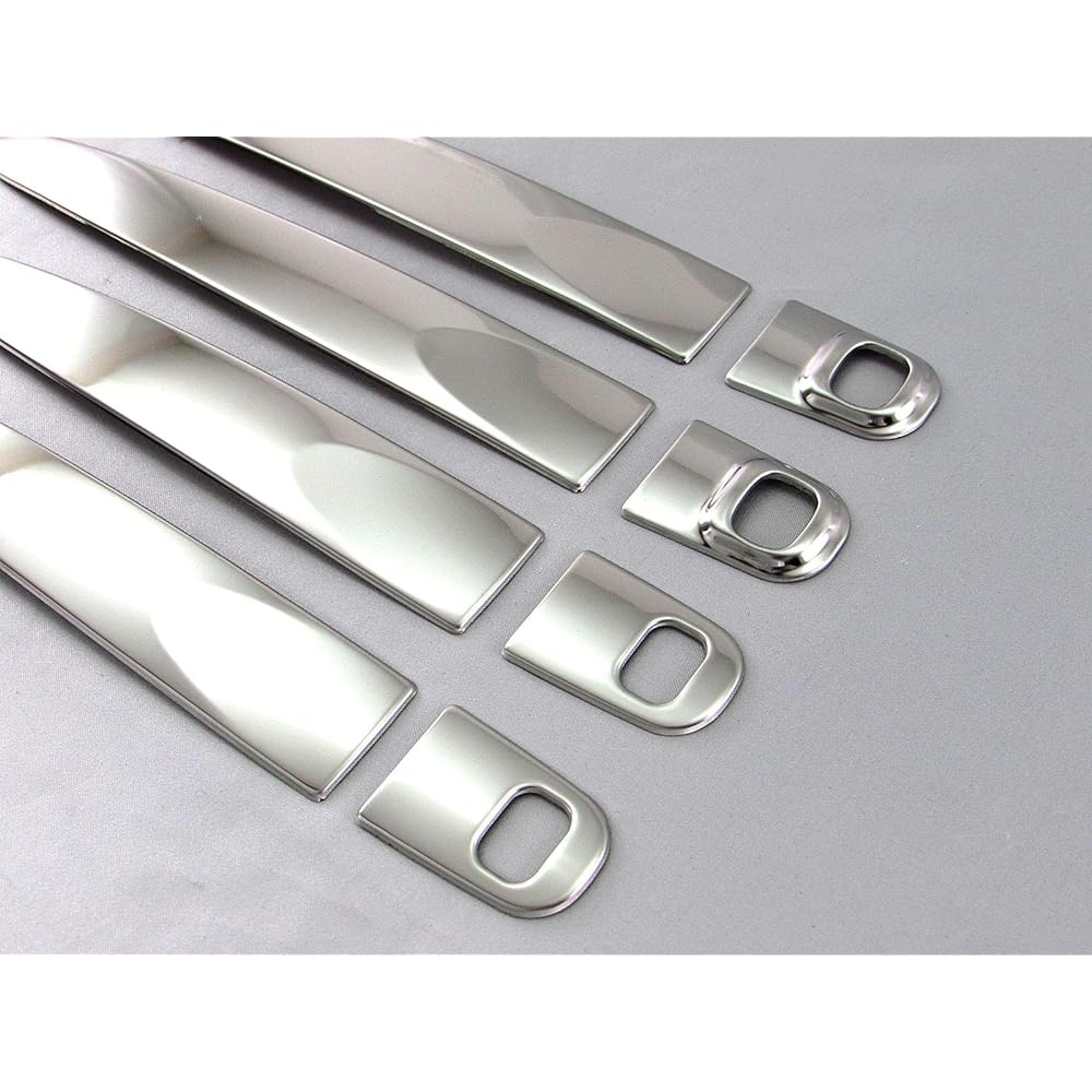 BRIGHTZ Wake LA700S LA710S Super Mirror Stainless Plated Door Handle Cover Knob Half Cover Type [TNT600-NOBU-HS-AD0AE2FD0FH2] LA700S LA710S LA700 LA710 LA A700 A710 43828