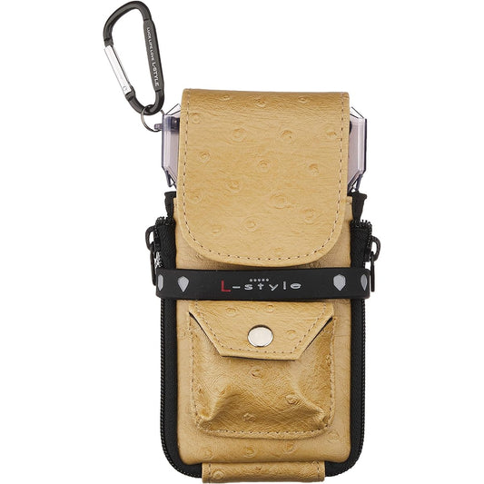 L-style dart case KRYSTAL COLORS camel