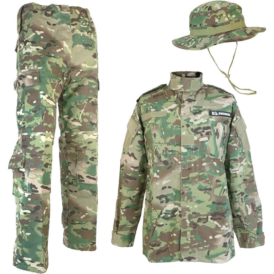 Camouflage top and bottom/Boonie hat set Multicam US size L bdu-cm04-L [Parallel import goods]