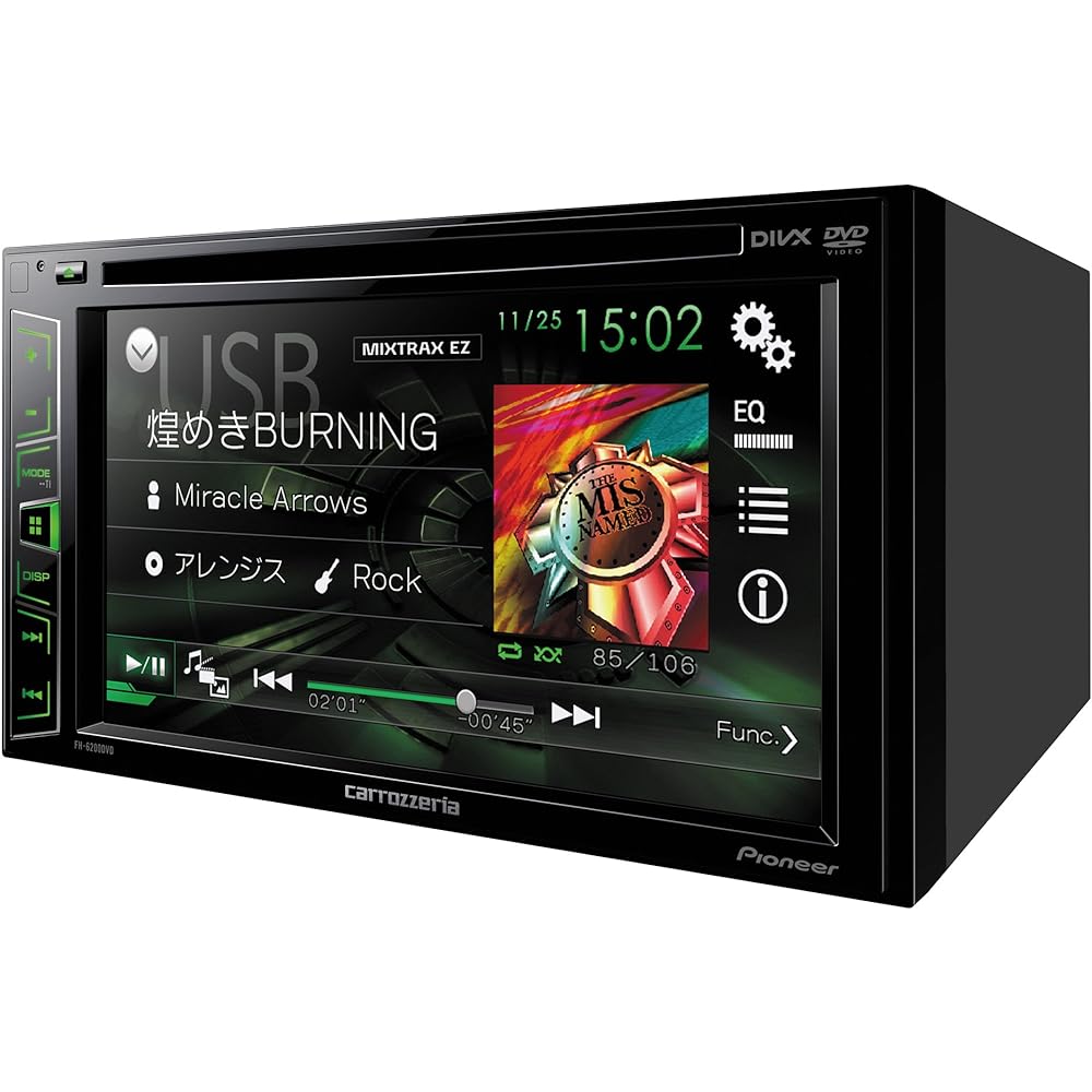 Pioneer Audio FH-6200DVD 6.2 inch CD DVD USB iPod iPhone AUX Carrozzeria