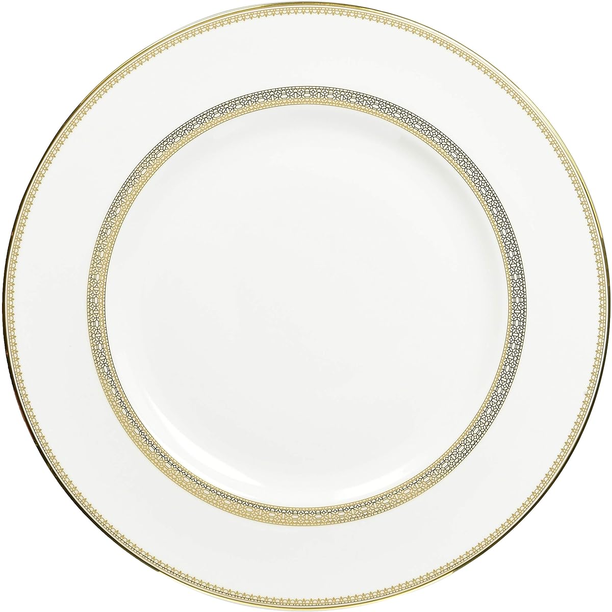 [Regular Imported Product] Wedgwood Vera Wang Vera Lace Gold Plate Dish 27cm Wedding Gift Present 50146901004