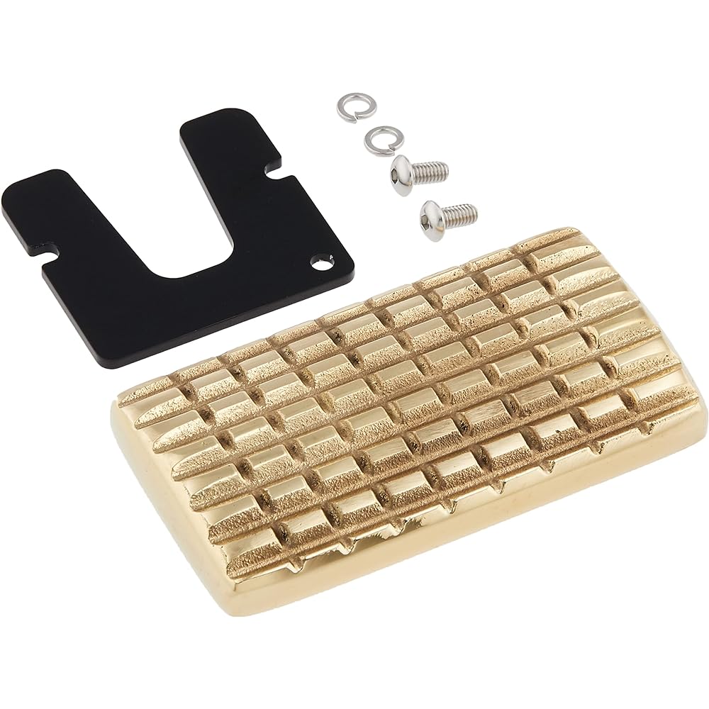 Kijima Motorcycle Bike Parts Brake Pedal Cover Long Brass/04y~Sportster HD-05353