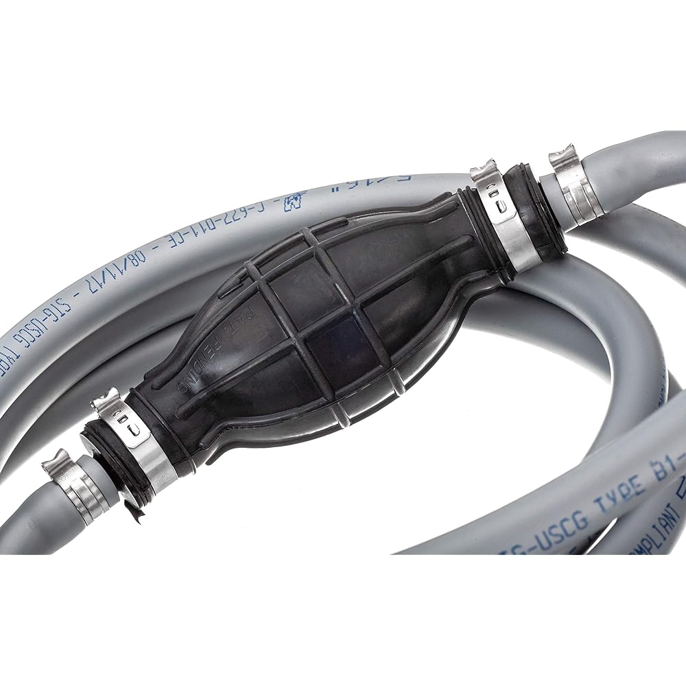 QuickSilver 8M0061883 Fuel Line Acemburi Length 8 Feat Primer With Light bulb