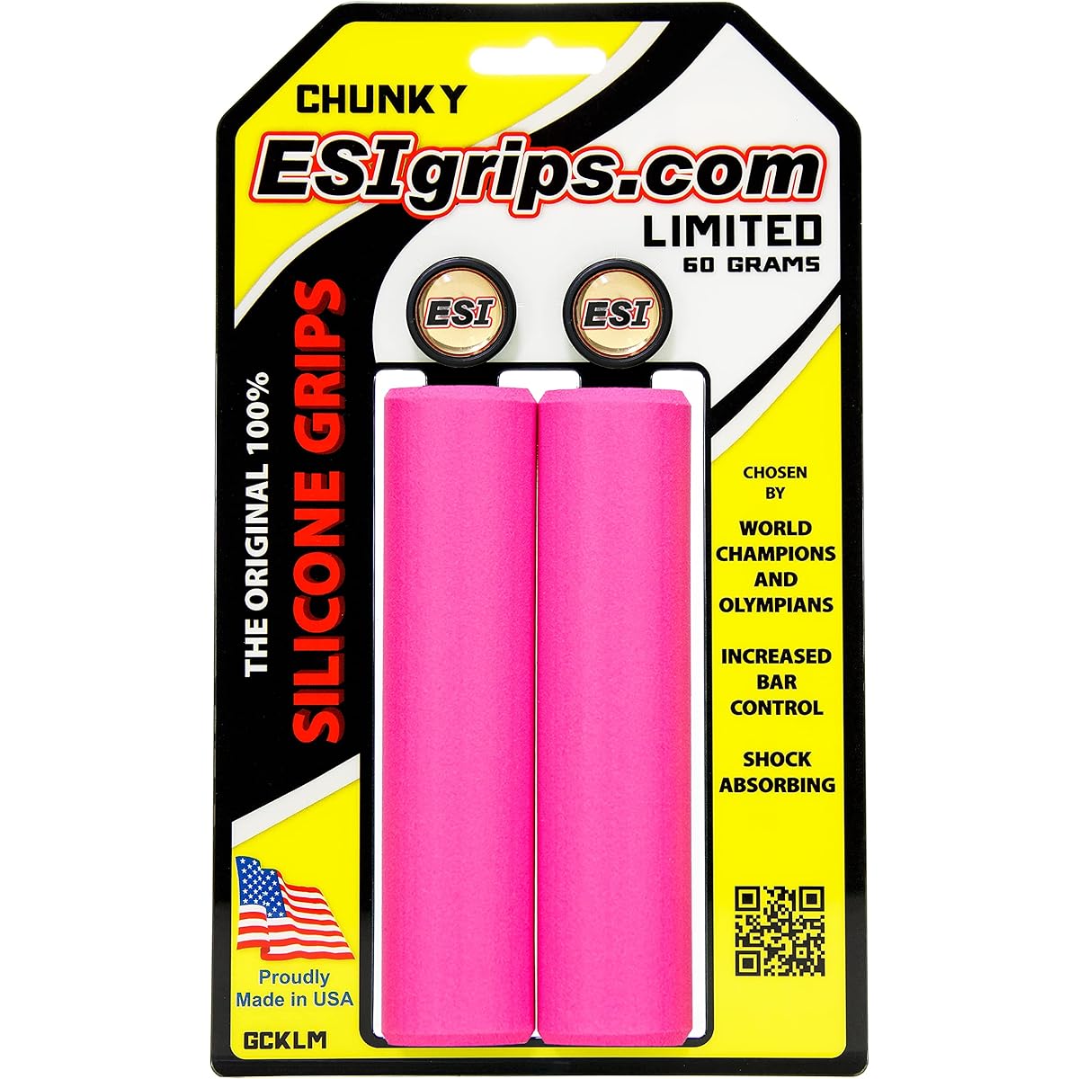 ESI grips MTB Grip Chunky Grips CESGRCHPI Pink Outer diameter 32mm x Length 130mm