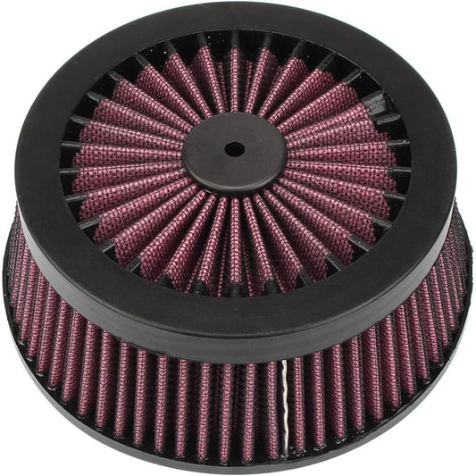 Air Cleaner Filter Element Intake Filter Core Replacement Touring Road King Street Glide Sportster XL 883 1200 Softail Dyna Red 09001-0055-0065