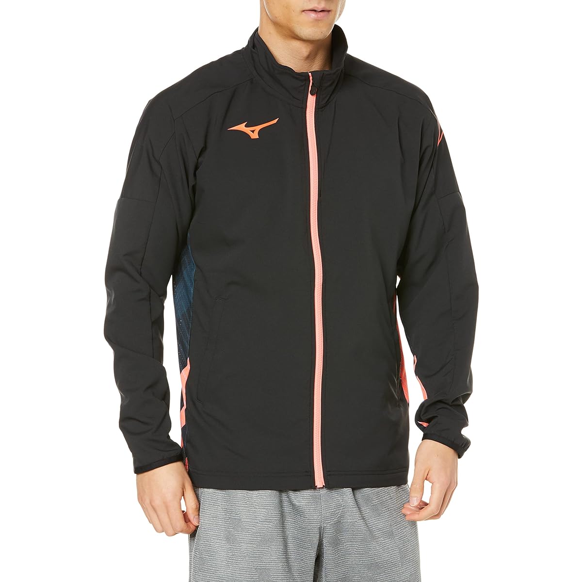 [Mizuno] Tennis Wear Training Cross Jacket Sweat Absorbent Quick Drying Stretch Dynamotion Fit 62JC2010