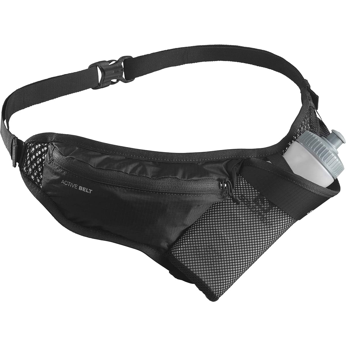 [Salomon] Running Pouch Waist Bag ACTIVE BELT LC1754700 NS BLACK/BLACK