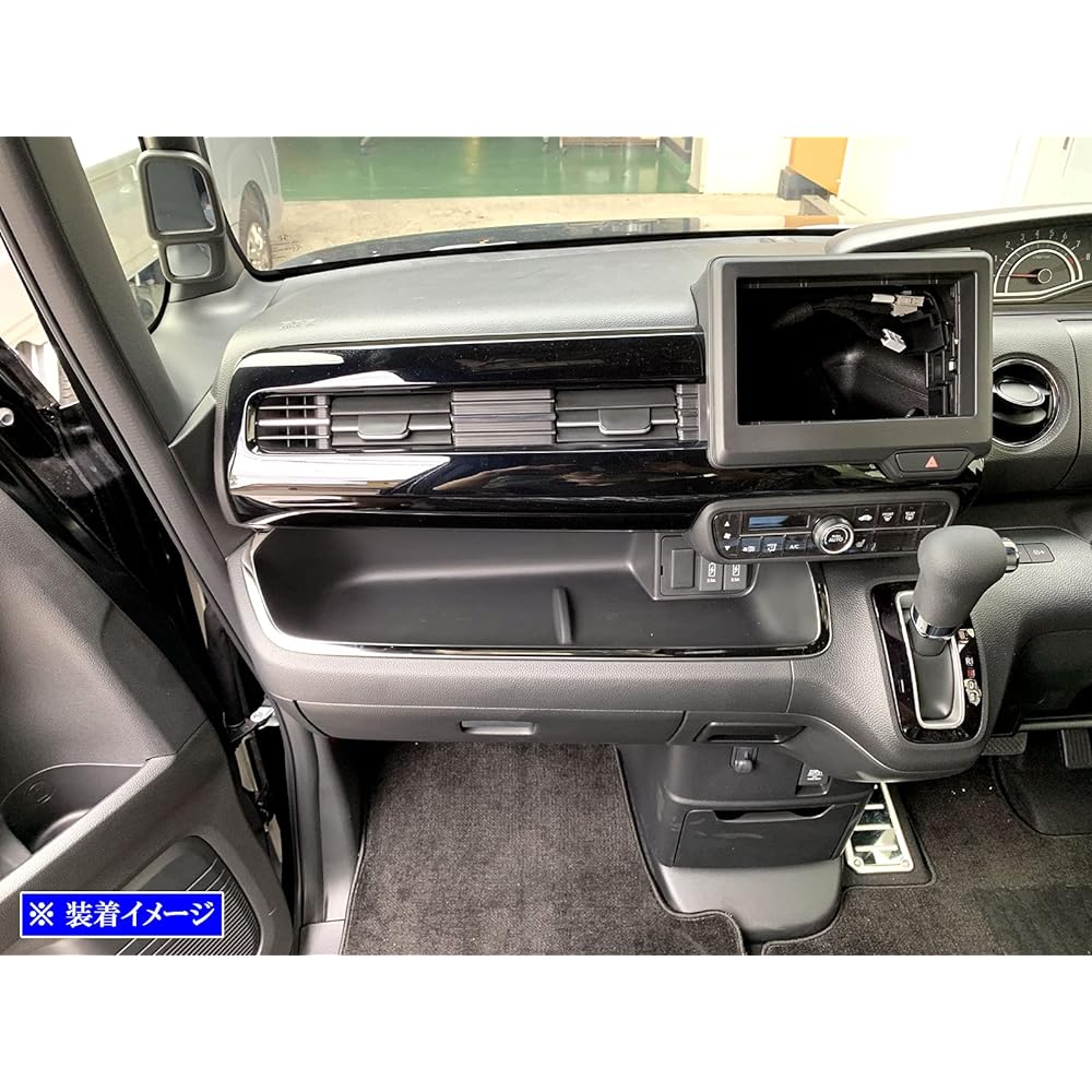 BRIGHTZ N-BOX JF3 JF4 Ultra Mirror Stainless Steel Plated Instrument Panel Mall [INT-MID-011] JF F3 F4 3 4N Box NBOX N Box N Box 46596