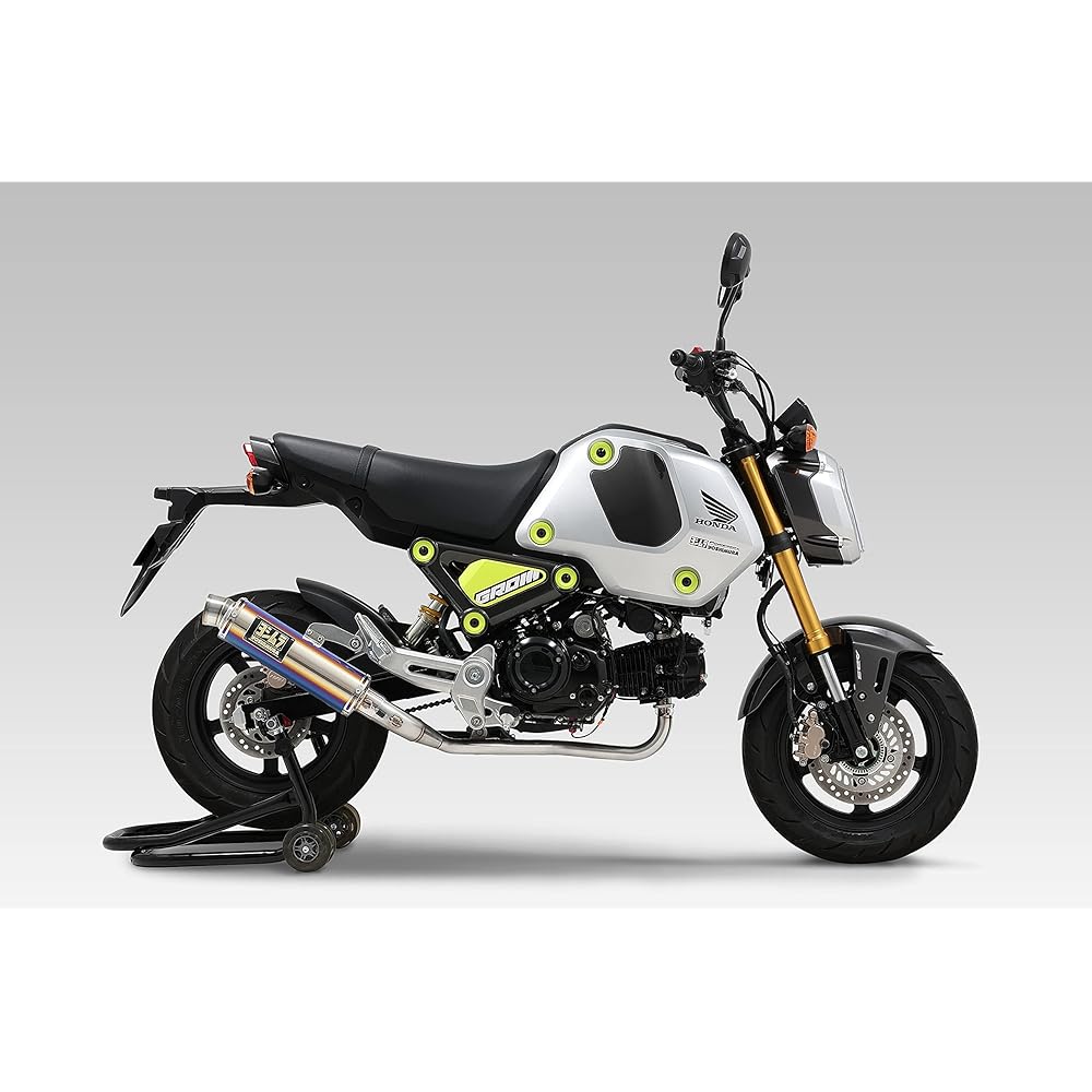 YOSHIMURA Full Exhaust GROM(21) Straight 762 Cyclone Government Certified Machine Bent Black Paint YOSHIMURA 110A-43G-6660