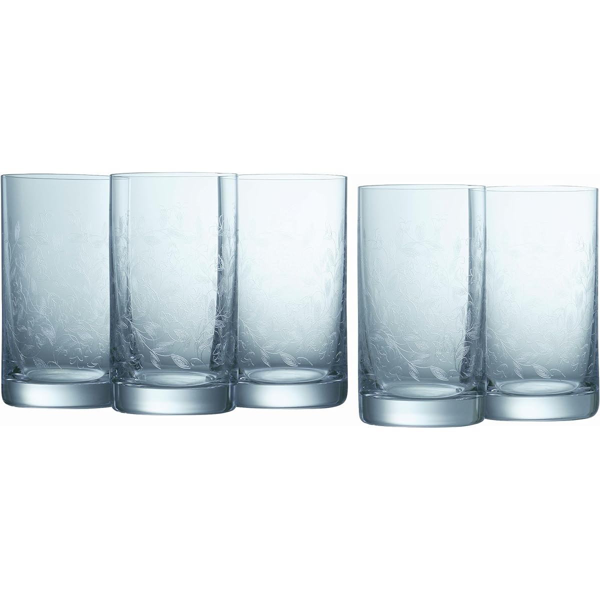 Bohemia glass tumbler set of 5 KA808/230/5