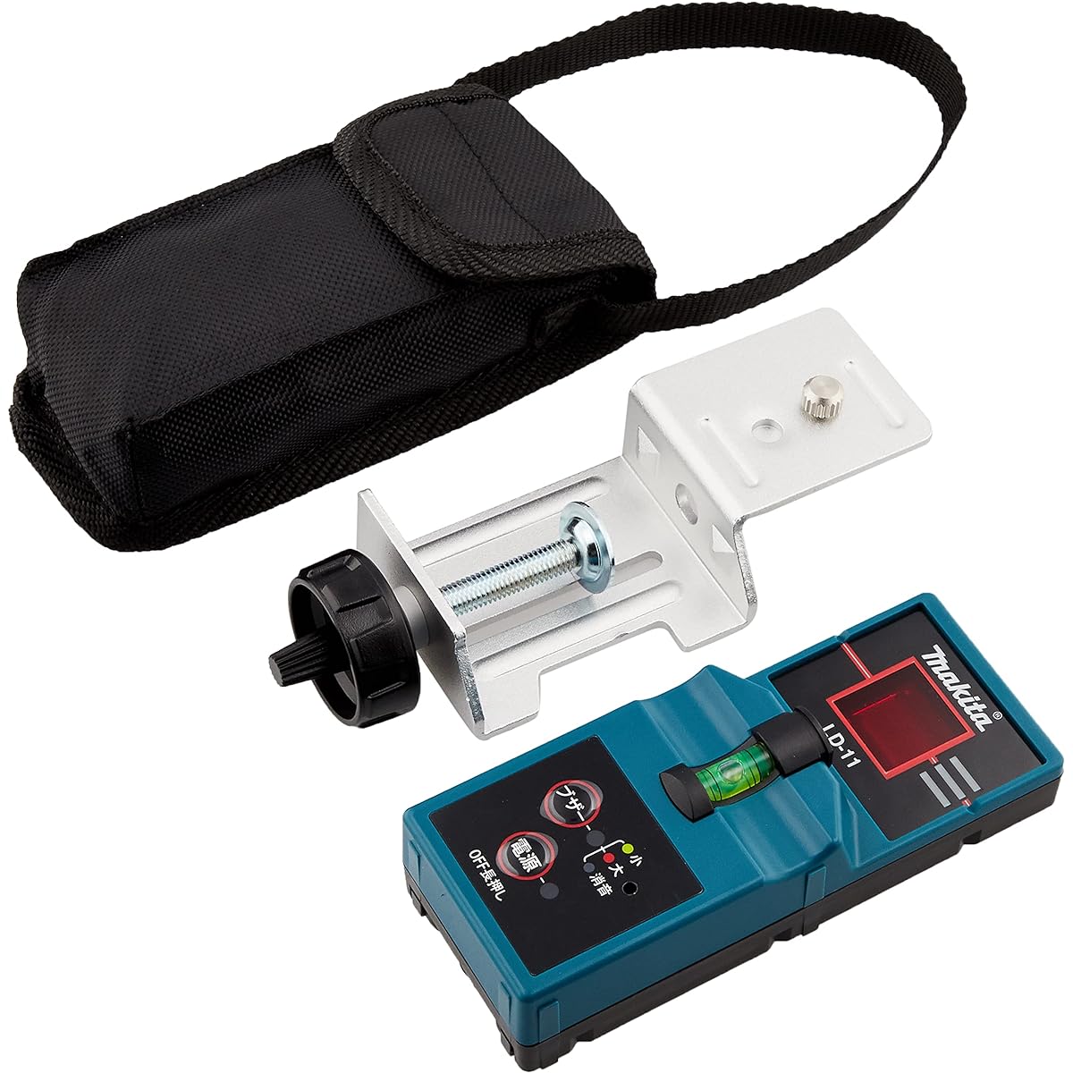 Makita receiver set (receiver + vise (for mounting reference rod)) red only type TK00LD1011