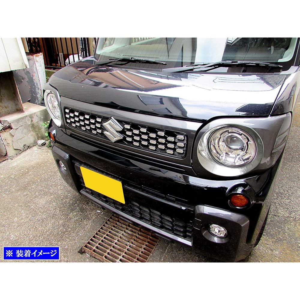 BRIGHTZ Spacia Gear MK53S Plated Headlight Ring [HEAD-066] MK53 MK K53 53 Spacia Gear 41865