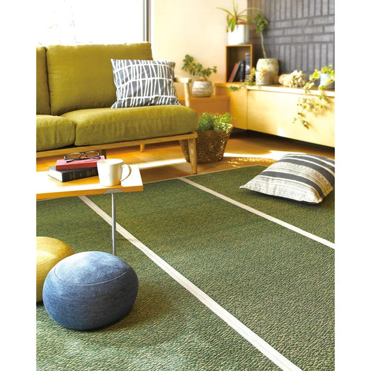 Hagiwara Igusa Green Approx. 180 x 240cm Igusa Center Rug Backing "Shine" 81938721