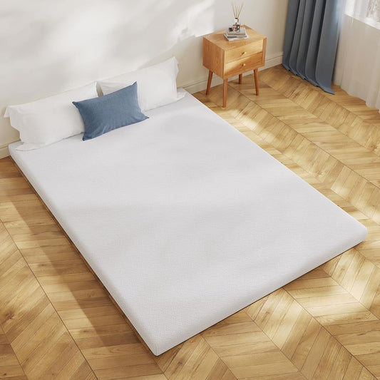 Avenco Mattress, Semi-Double, Firm, Thin Mattress, 5cm Thickness, Semi-Double, High Resilience Mattress, Futon, Mattress, Bamboo Charcoal Foam, Semi-Double, Contains Deodorizing Charcoal, Folding Mattress, Just Layer It on Bedding, Bed Mat, Urethane, Odo