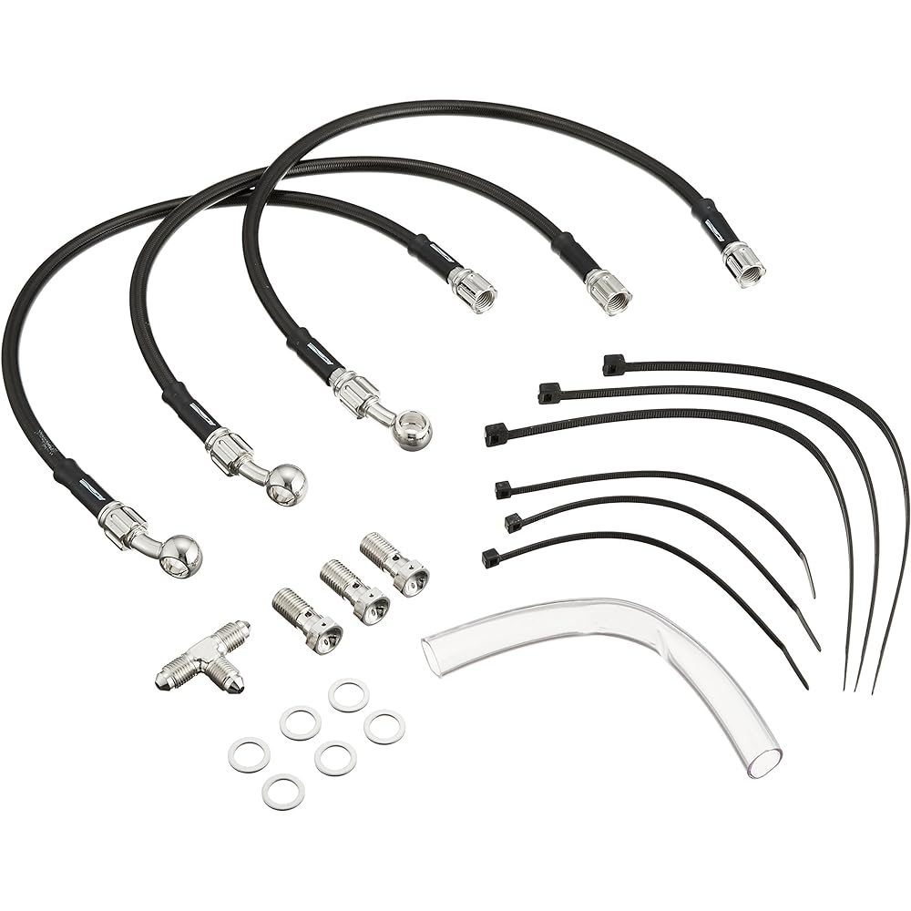AC Performance Line (AC-PERFORMANCELINE) Brake Hose/Smoke [Socket Plated] [B-KING('08-'10) *ABS not available]