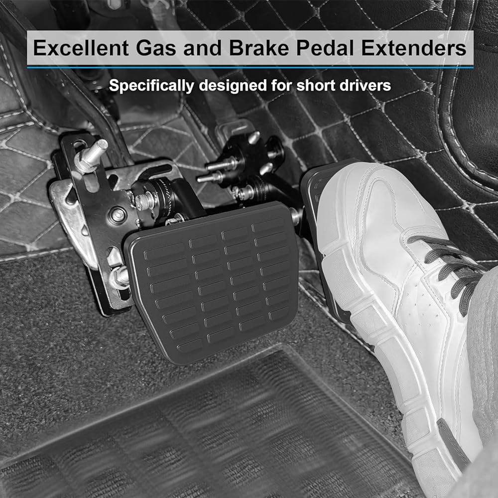 DRIFEEZ Gas Brake Pedal Pedal Executive Short Driver A person who drives a go-kart toy length and angle adjustable automotive brake accelerator pedal (version DF-YCQ200)