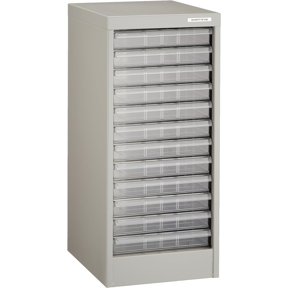 Nakabayashi Avante V2 Floor Case A4 Document Storage 12 Tiers Gray AF-12N