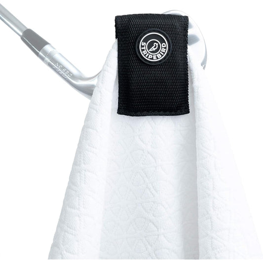 Stripebird - Magnetic Clip for Any Towel (Black) - Highest Strength Magnet - Golf Towel Magnet - Magnetic Golf Towel - Removable from Towel - Magnetic Golf Towel - Magnetic Golf Towel for Men