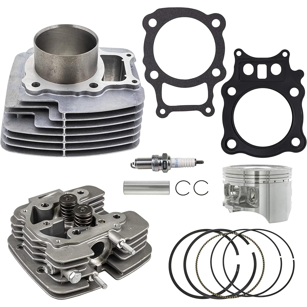 NICHE Cylinder Piston Gasket Cylinder Head Kit for Honda Rancher TRX350 2000-2006 12100-HN5-670