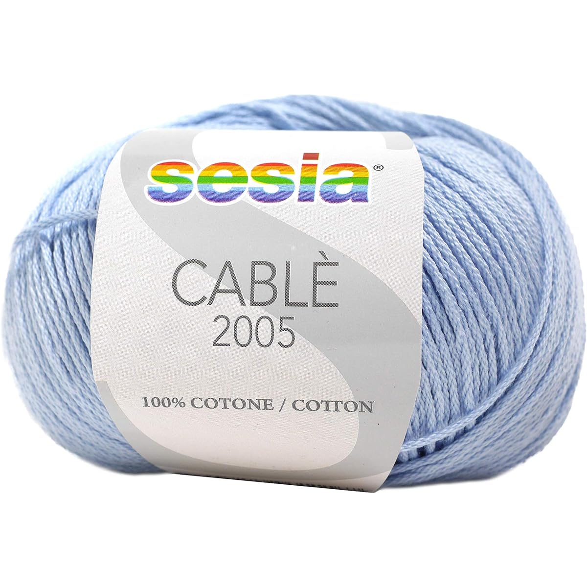 NASKA Kabure 2005 Wool Medium Fine Col.826 Light Blue 50g Approx. 135m 10 Ball Set F-53