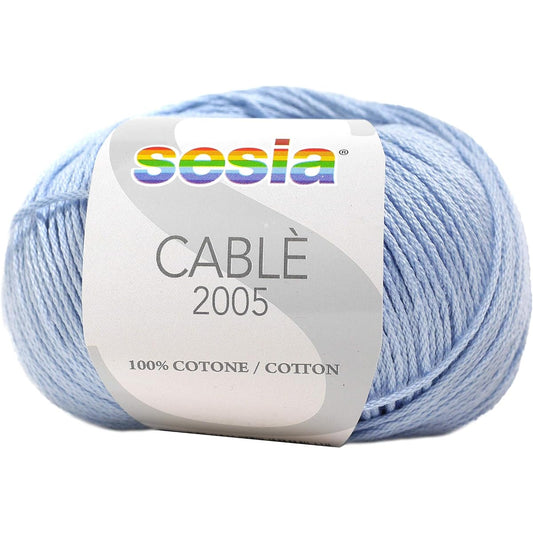 NASKA Kabure 2005 Wool Medium Fine Col.826 Light Blue 50g Approx. 135m 10 Ball Set F-53