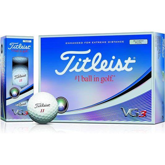 TITLEIST Golf Ball 2018 VG3 3 Piece 12 Pieces Rainbow Pearl T3025S