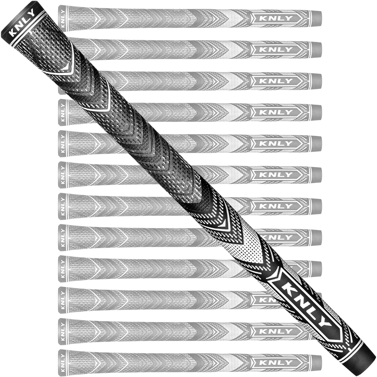 KNLY Mate Pro Golf Clips 13 Set is a multi-all weather standard/medium mixed golf club grip with 5 colors to choose from