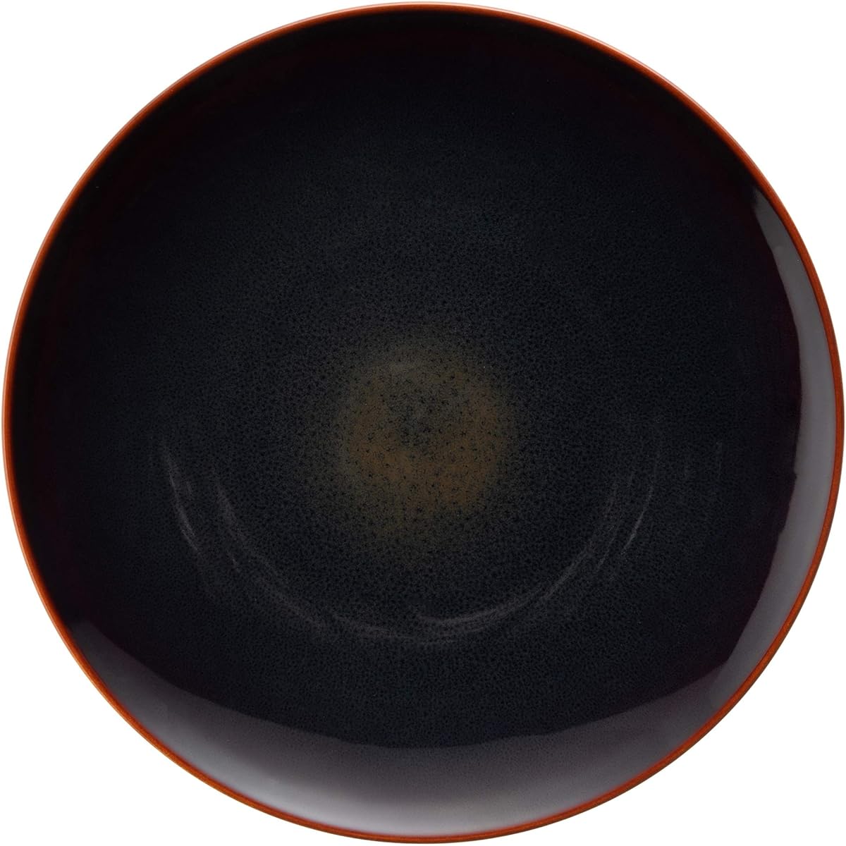 NARUMI Plate Aeca Diameter 28cm Ink Black Stylish Cute Lunch Plate One Plate Kiln Change Technique Microwave Warming Dishwasher Safe 58066-5636