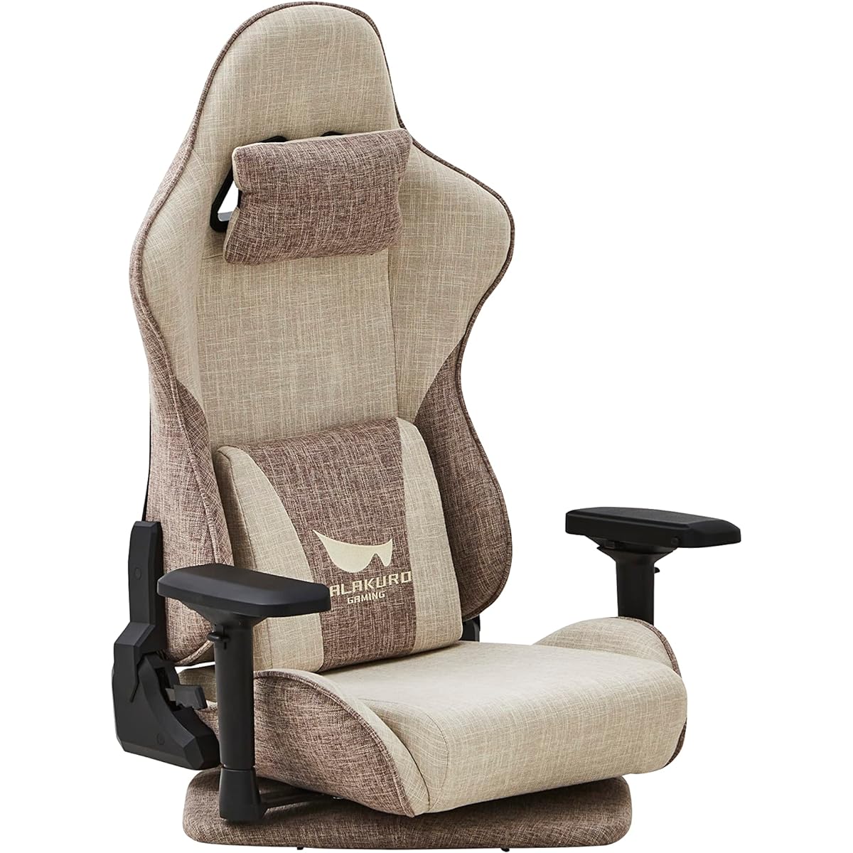 Expert-oriented GALAKURO GAMING Gaming Chair Fabric Beige Game Telework Heimish Series GG-LC/HEIMISH-BG