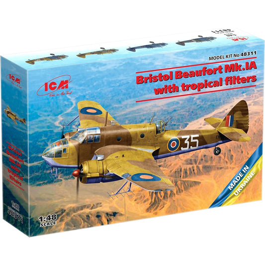 ICM ICM 1/48 Bristol Beaufort Mk.IA w/Tropical Filter Plastic Model 48311