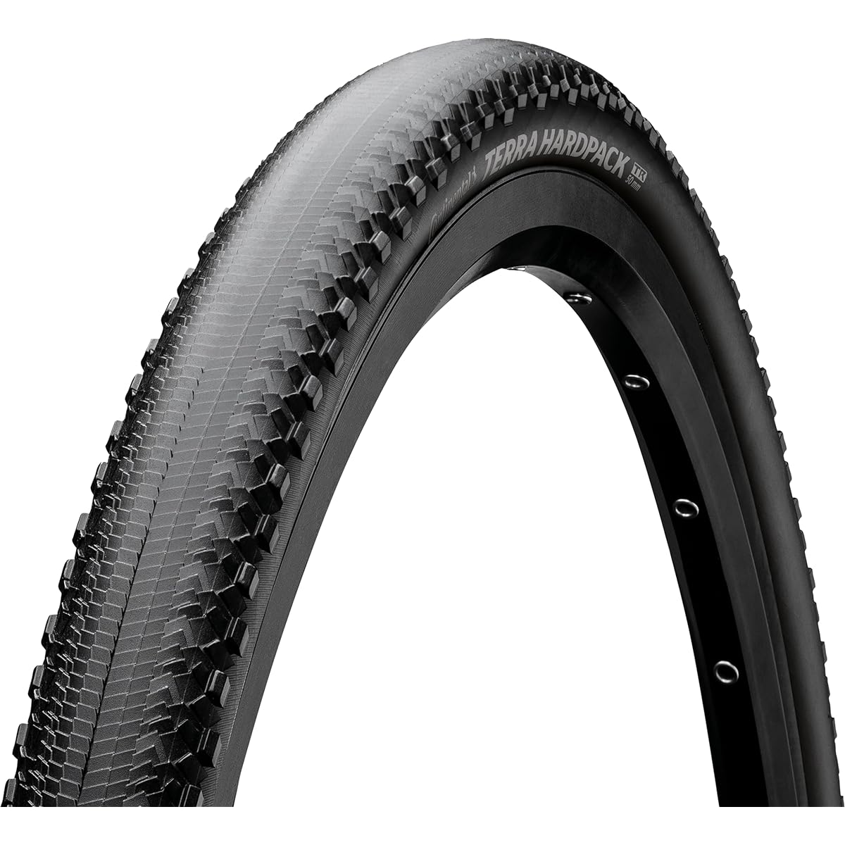 Continental Gravel Tire Terra Hardpack ShieldWall Bk/Bk 700x50C
