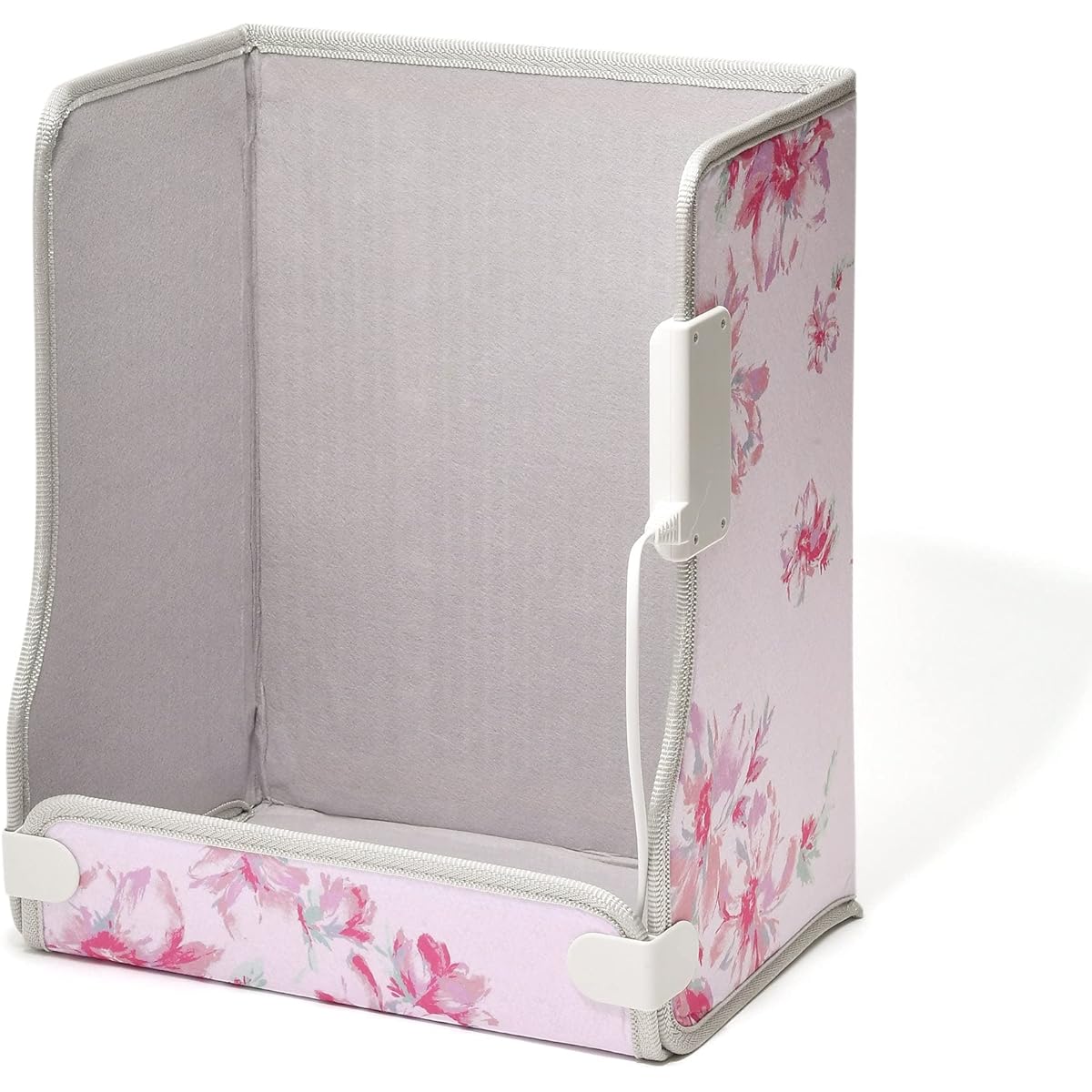 Francfranc Panel Heater, Flower, 3 Level Adjustment, No Wind, No Sound, No Drying, Foldable, Storage, Compact