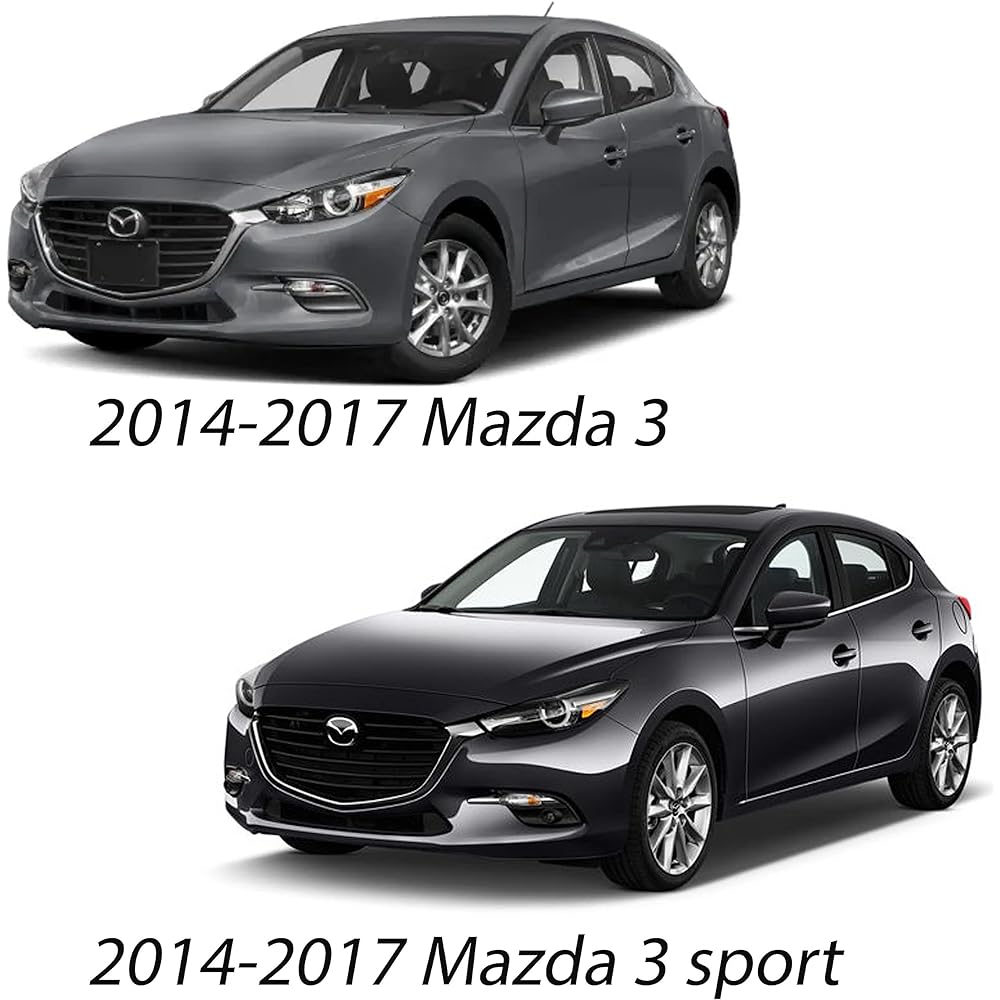 Two front swabrinks. Compatible with Mazda 3 2014-2018 and Mazda 3 SPORT 2014-2018.