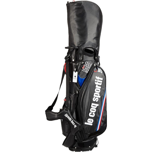[Le Coq Sportif Golf] Golf Caddy Bag [Limited Distribution] Lightweight 3.0kg Stand Type Toriko Stylish Simple PU Material QQBSJJ10NT Men's
