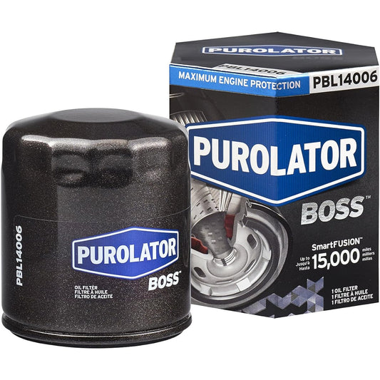 PUROLATOR PBL14006 PUROLATORBOSS Maximum engine protection spin -on oil filter black single filter