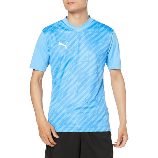 PUMA 705758 Men's Soccer Short Sleeve Absorbent Quick Drying TEAMCUP Graphic Game Shirt