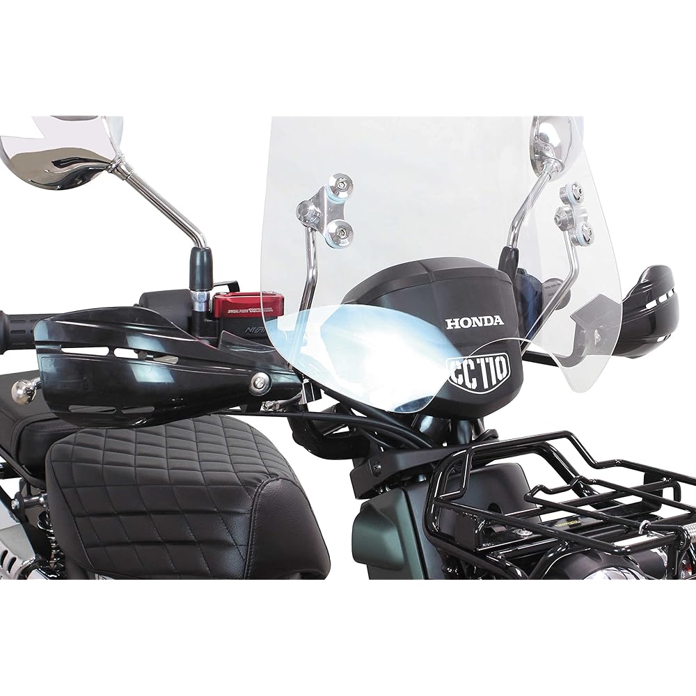 Special Parts TAKEGAWA Knuckle Guard Black Cross Cub 110 (JA60)/Dax 125 (JB04) 09-11-0303