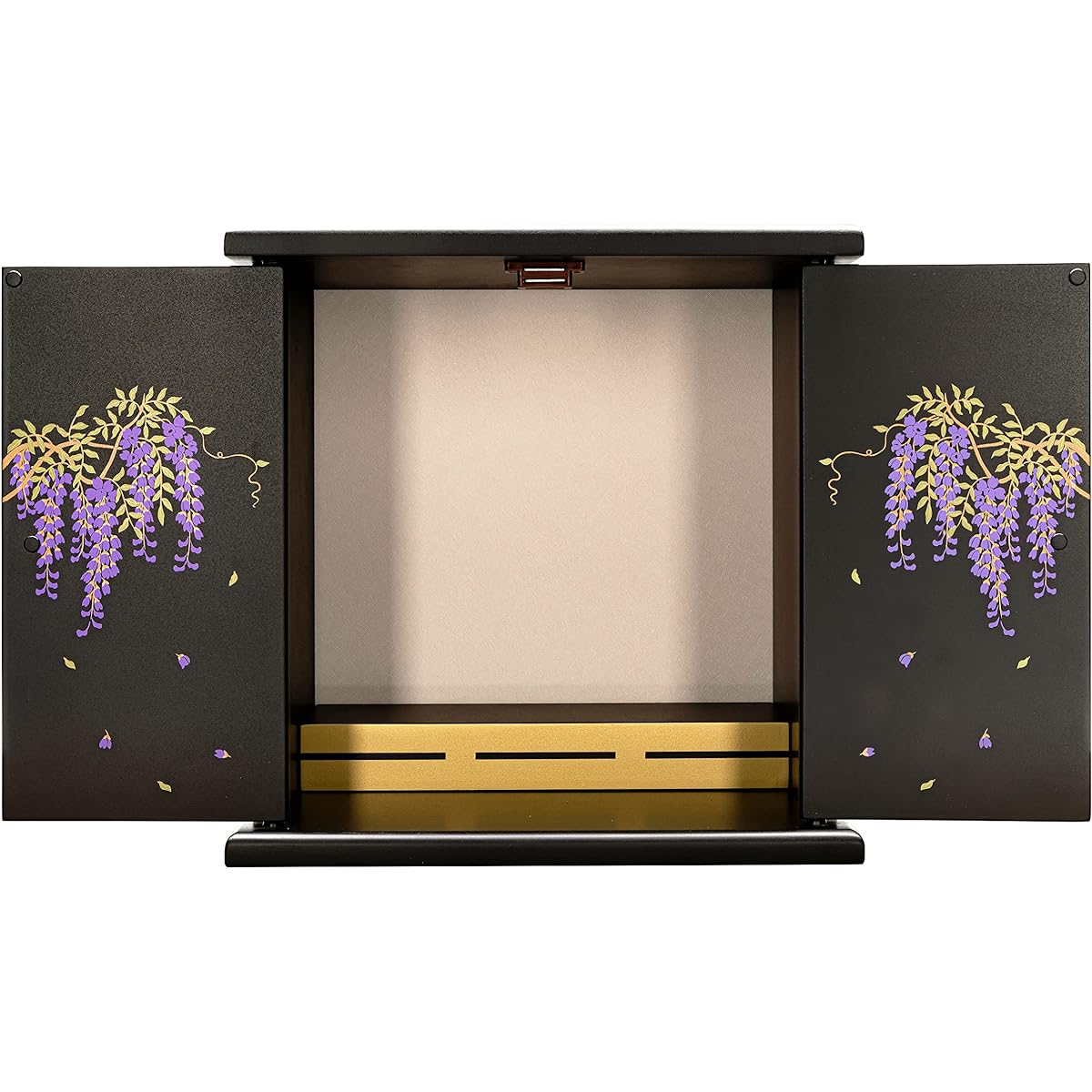 Buddhist Altar Mini Modern Wisteria Stylish Compact Width 35.5 cm Depth 23.5 cm Height 35.5 cm Luxury Scandinavian Mini Buddhist Altar Small Buddhist Altar Modern Buddhist Altar Western Room Furniture Style Living Room Interior Mini Buddhist Altar Wister