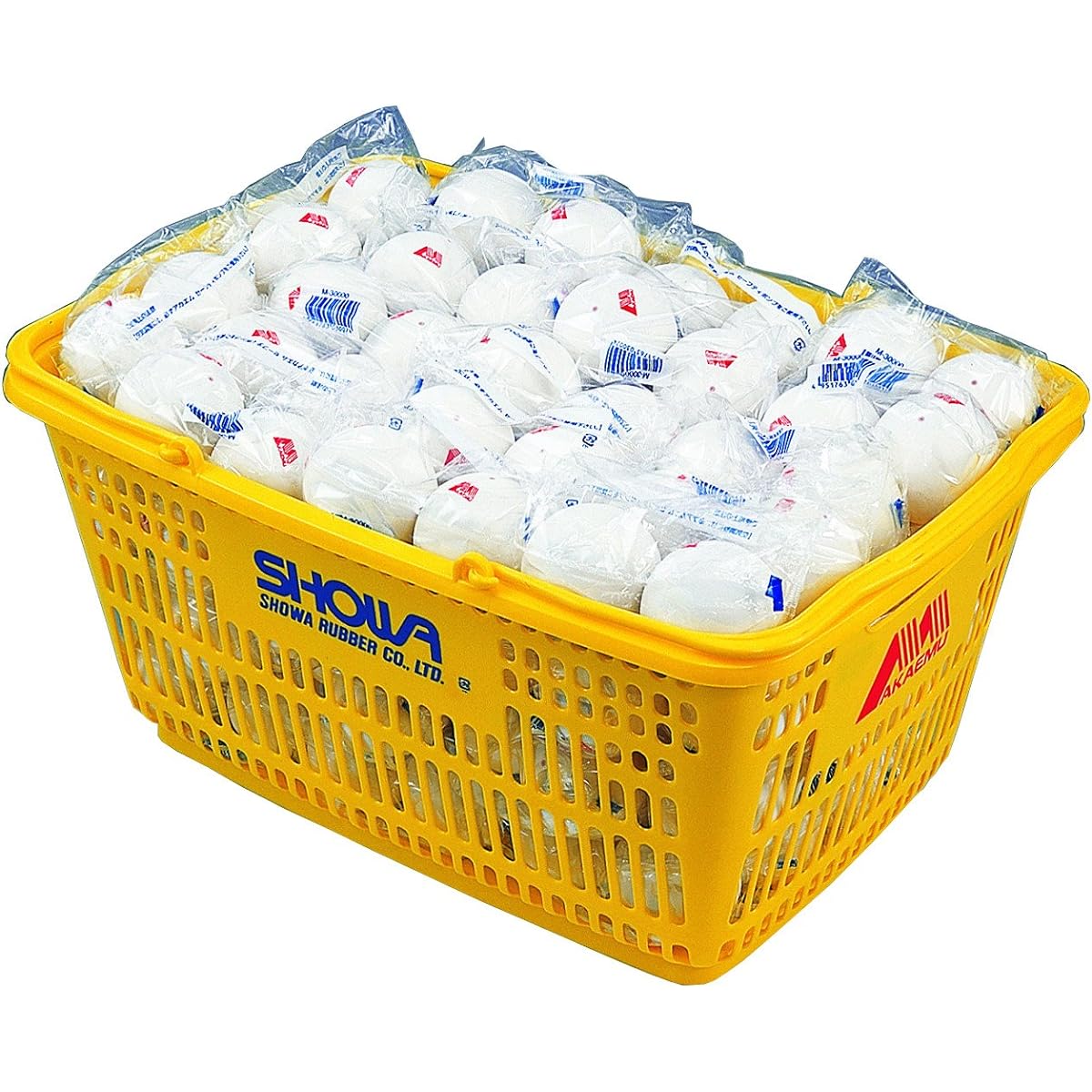 Lucent Akaem Practice Ball Basket White 10 dozen (120 pieces) M-40030 White