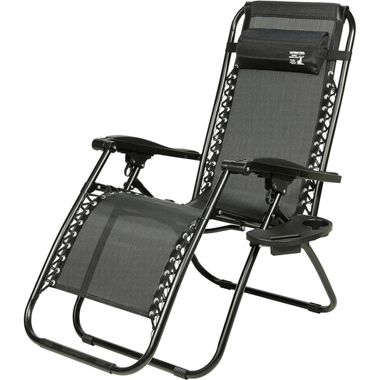 Captain Stag (CAPTAIN STAG) Chair Outdoor Chair Recliner Chair CS Black Label Reclining Liberty Chair UC-1838 660 x 920 x 850 mm