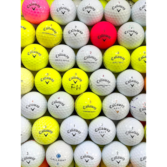 [50 Pieces] Lost Balls Various Popular Manufacturers AB B Rank Golf Balls 50 Pieces 50 Balls Great Value Set
