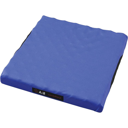 nishikawa [Nishikawa] [Air] Air Portable Cushion 40X40cm (Square Type) Uneven Structure Body Pressure Dispersion Less Fatigue Even When Sitting for a Long Time Less Stuffy Air AiR Blue HG90501661B