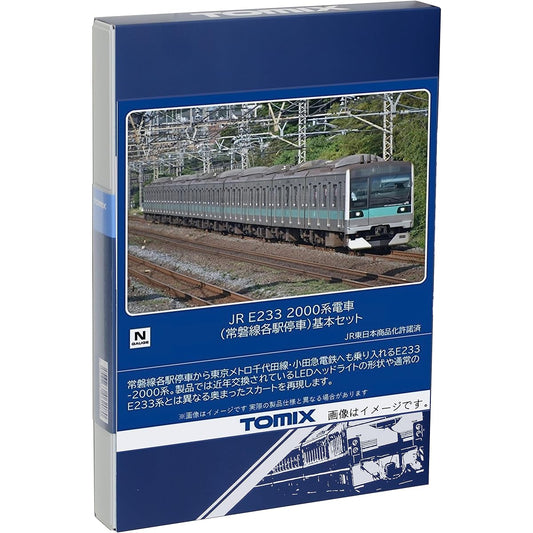 TOMYTEC TOMIX N Gauge JR E233 2000 Series Joban Line Local Train Basic Set 98841 Railway Model Train