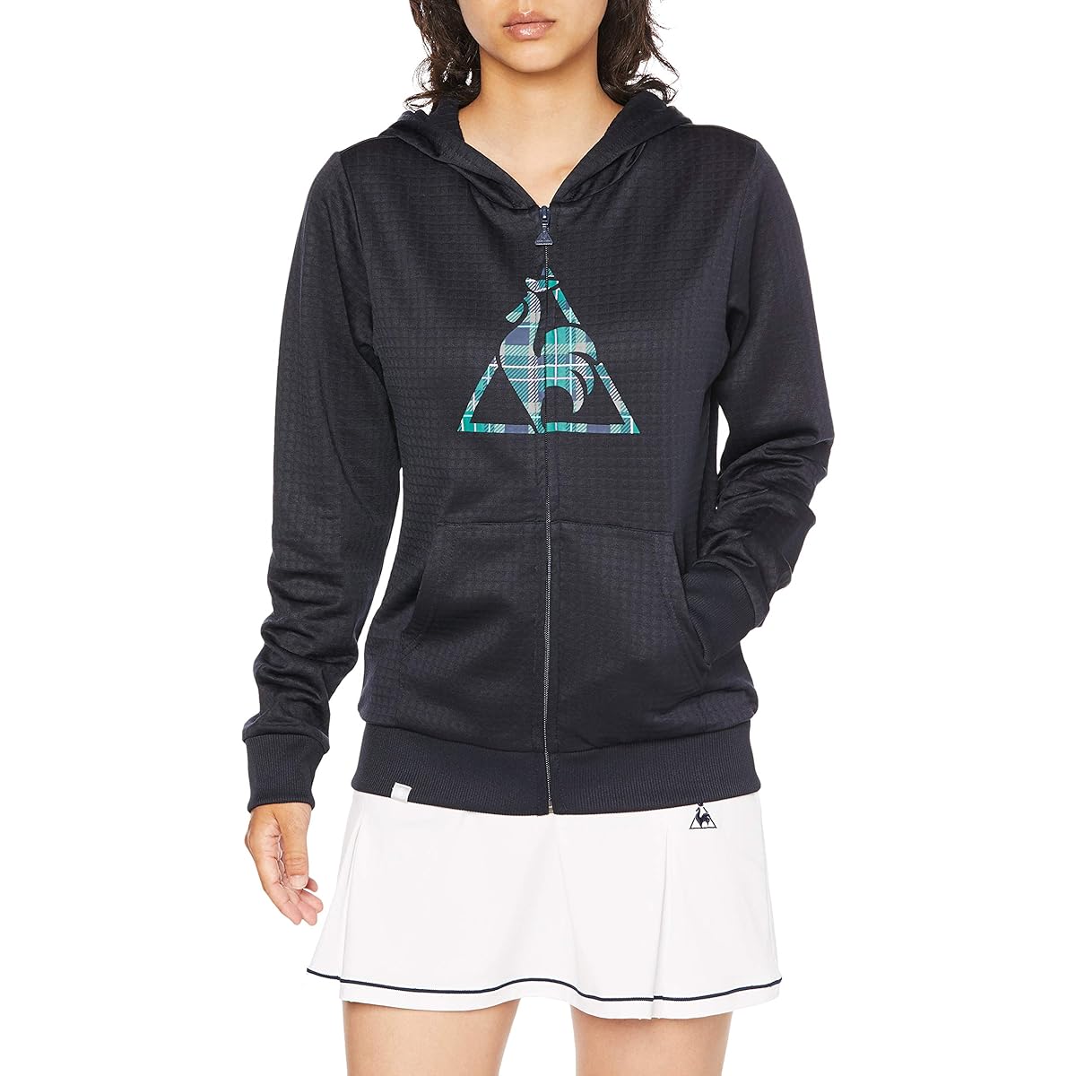 [Le Coq Sportif] Sweatshirt Hoodie, Fleece Lining Sweatshirt, Women's