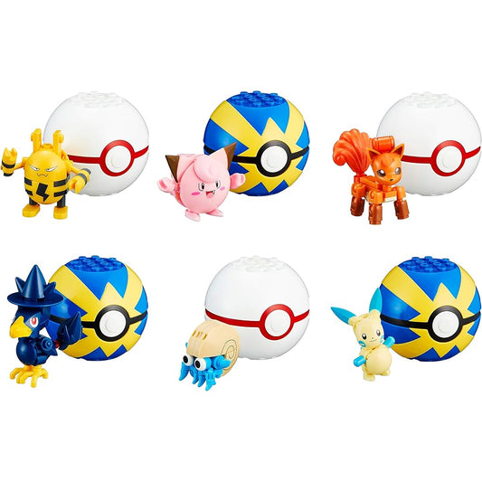 Mega Construx Pokemon Monster Ball Block 332 pieces B mix assortment 12 pieces BOX sale FPM00-987B