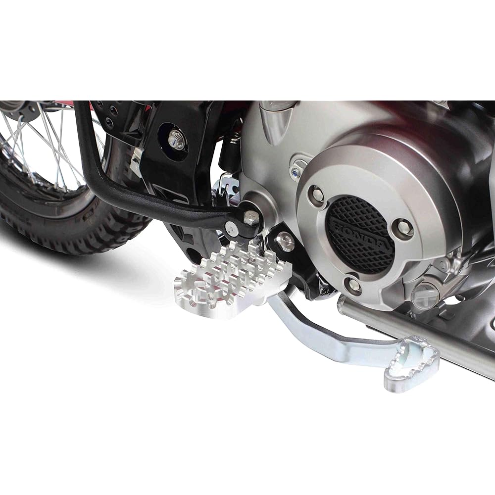 SP TAKEGAWA Billet Wide Step Kit Silver CL250(MC57)/CT125(JA55)/Rebel 250(MC49) 06-13-0088